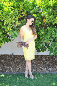 neon yellow lace dress_styled by kasey
