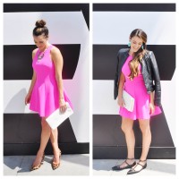 pink dress two ways_style by kasey