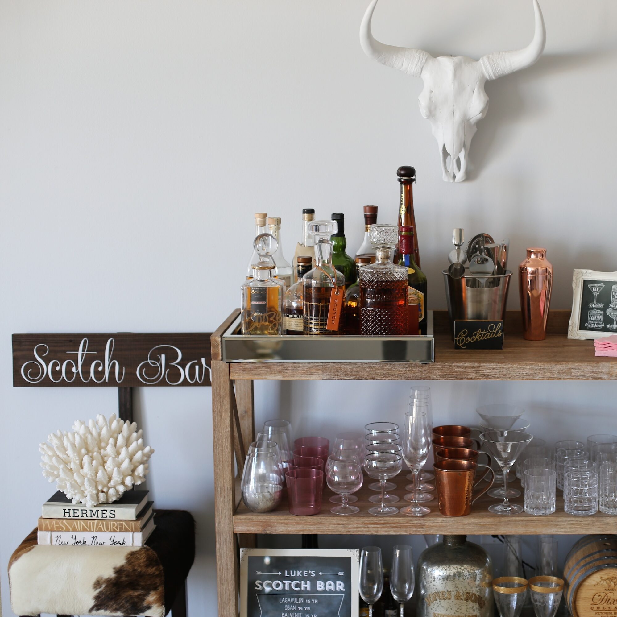 Home Style || Bar Cart Setup!