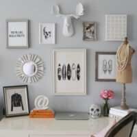 desk home office styled by kasey
