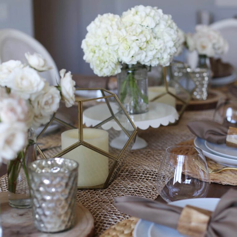 dinning room table decor