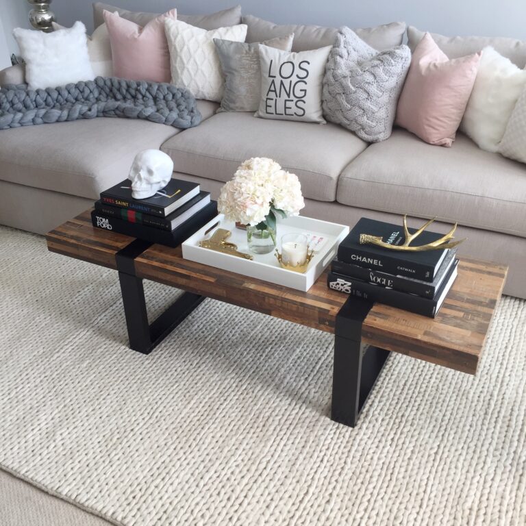 rustic chic living room