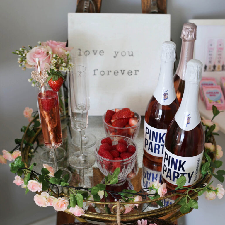 pink bubbly bar
