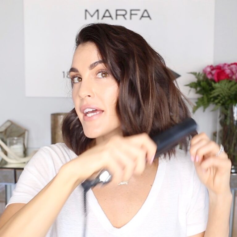 How To Curl Short Hair with a Straightener Video Tutorial
