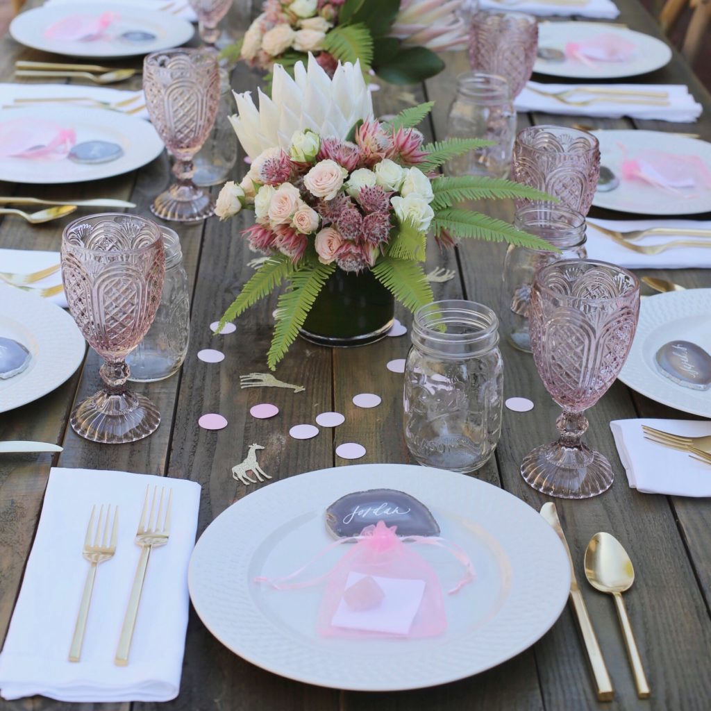safari chic baby shower