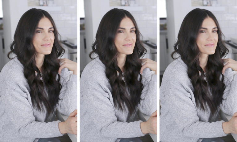 hair curling tutorial