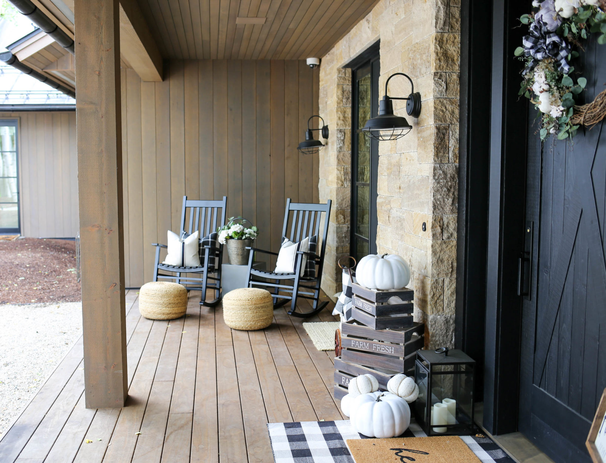 fall front porch