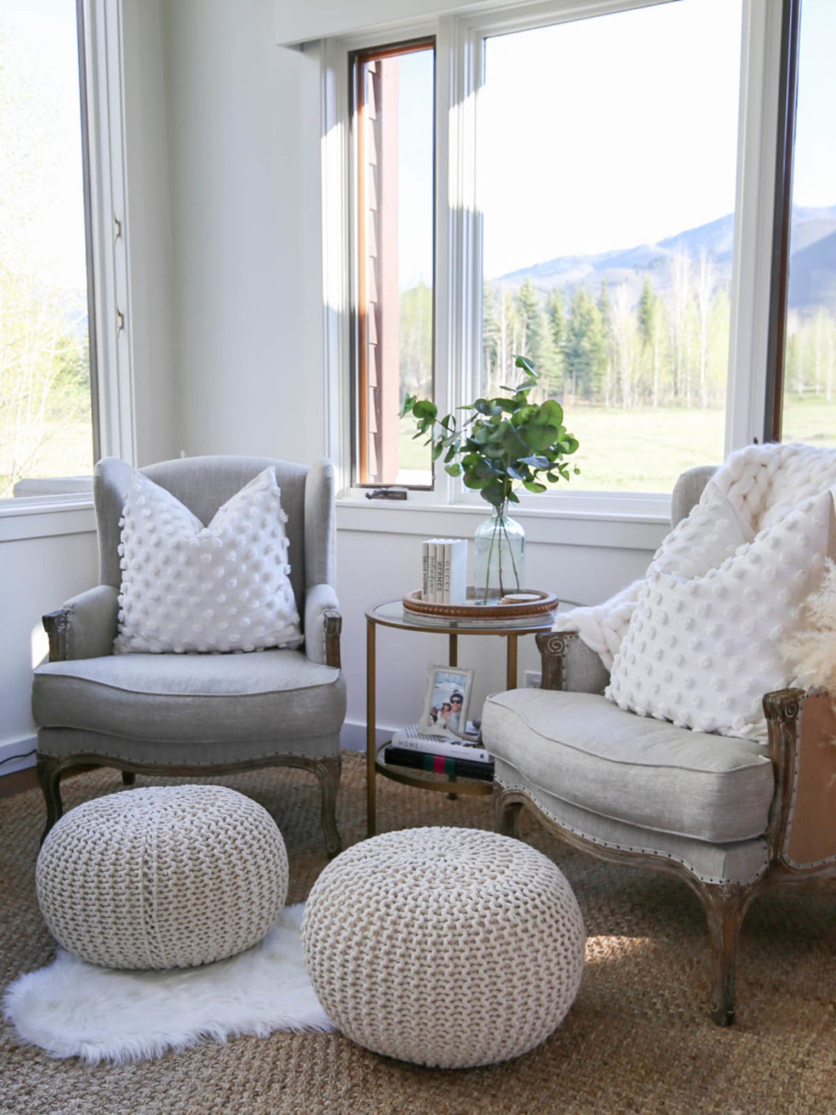 how to style a cozy corner