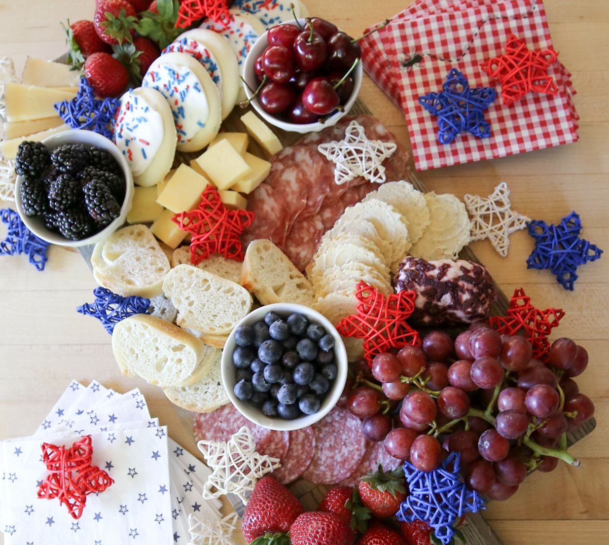 4th of july charcuterie board
