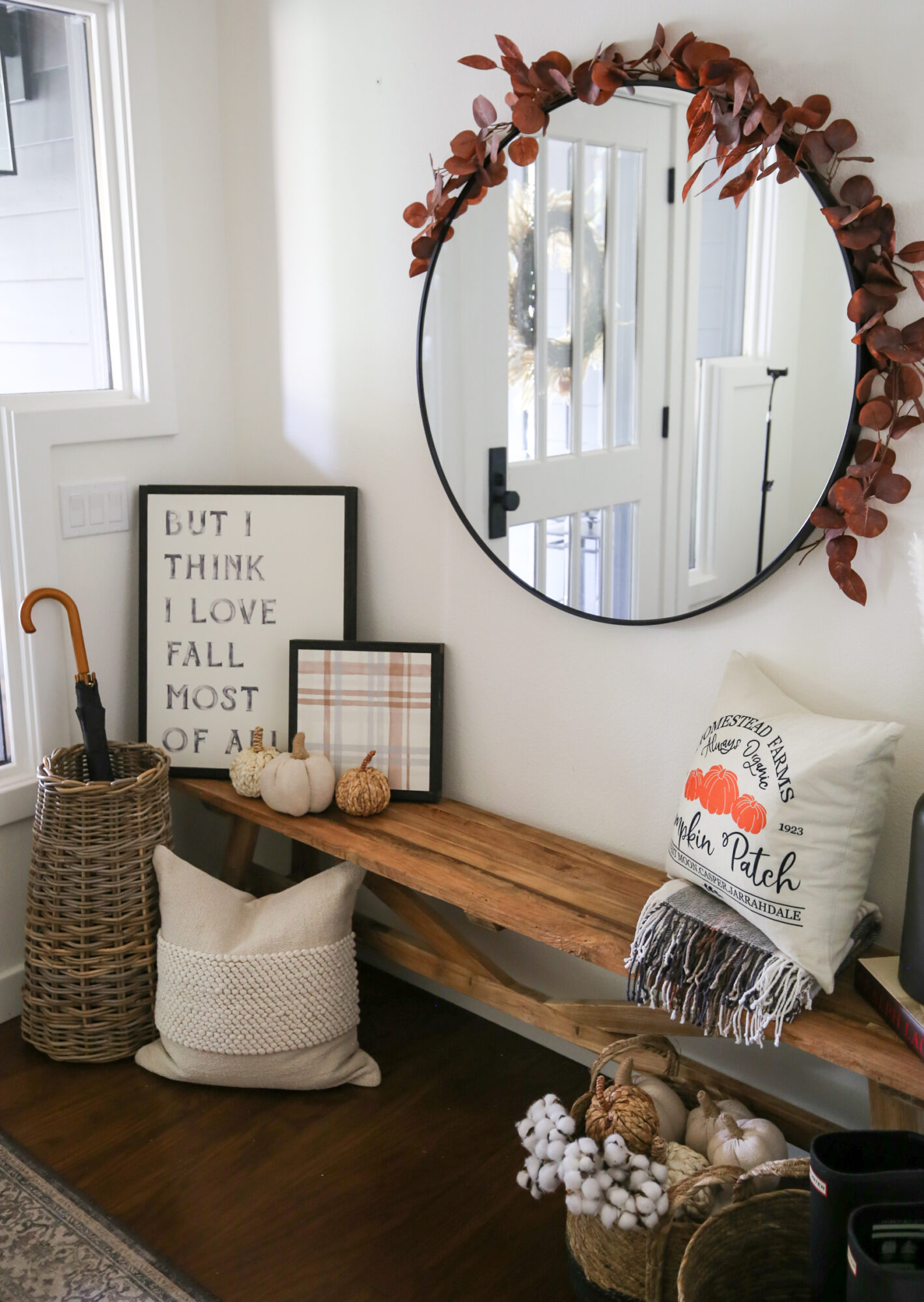 fall entryway