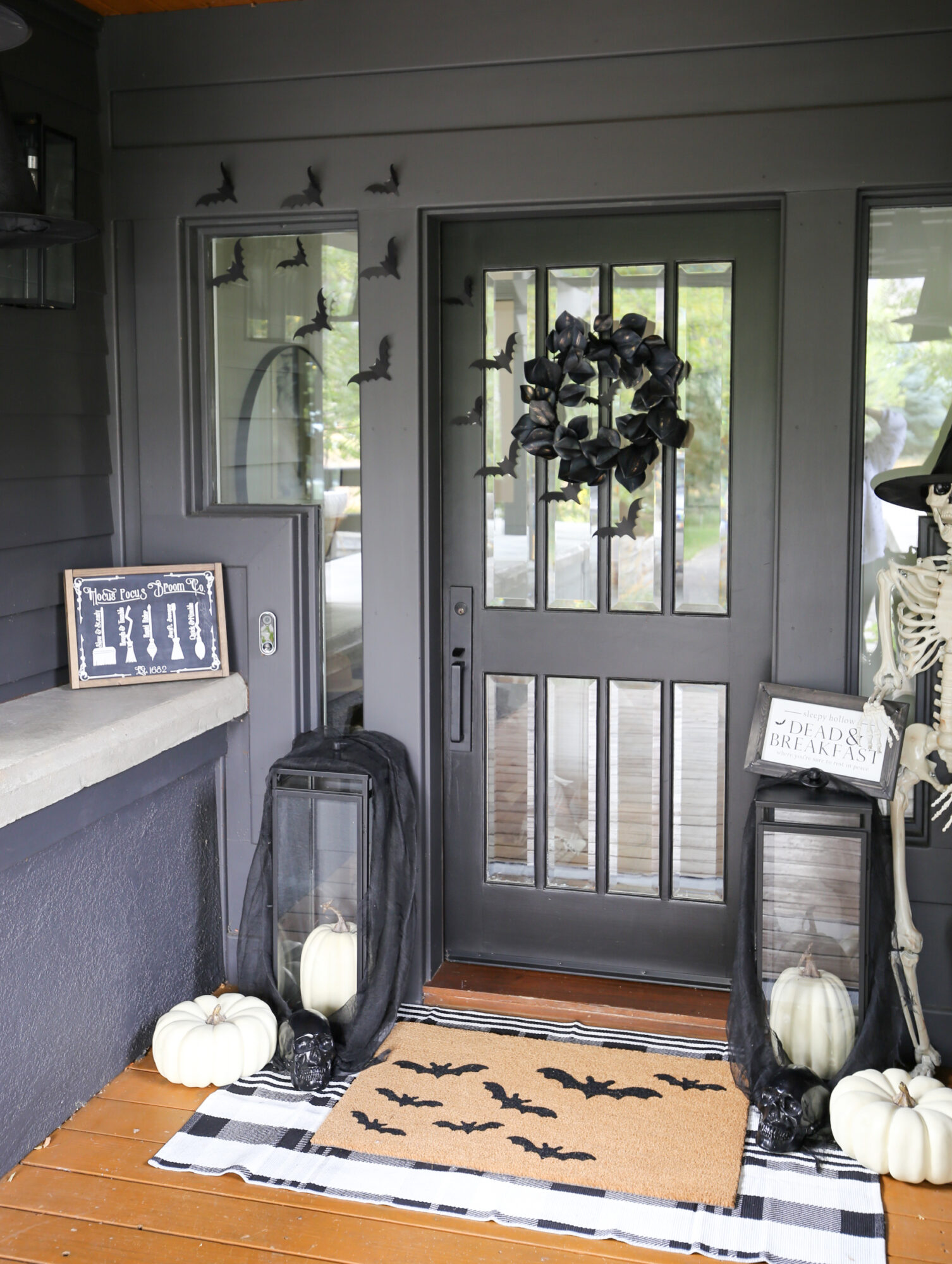 halloween front porch