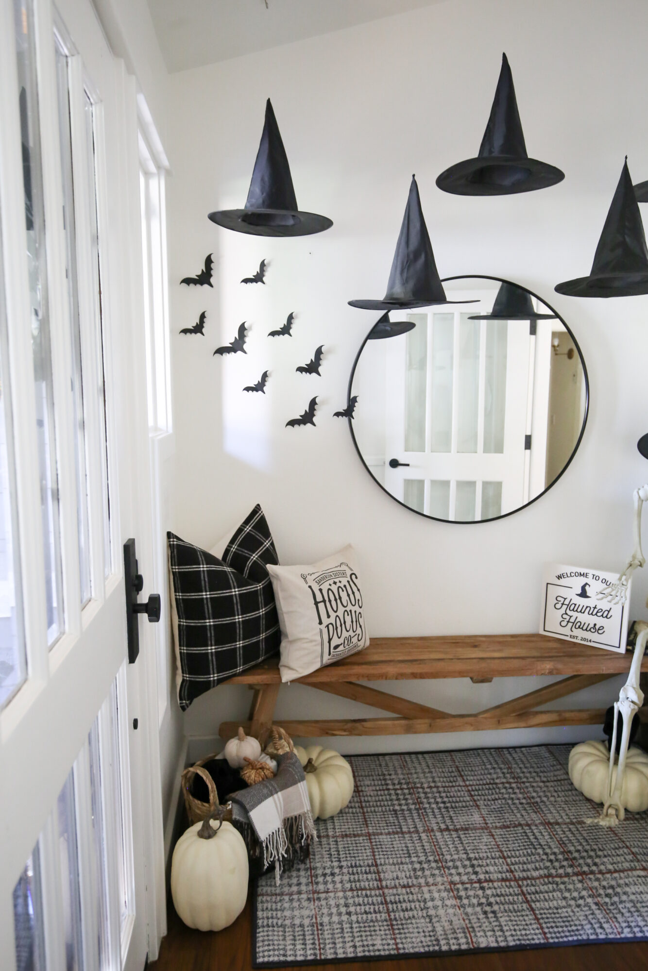 Hanging witch hats store