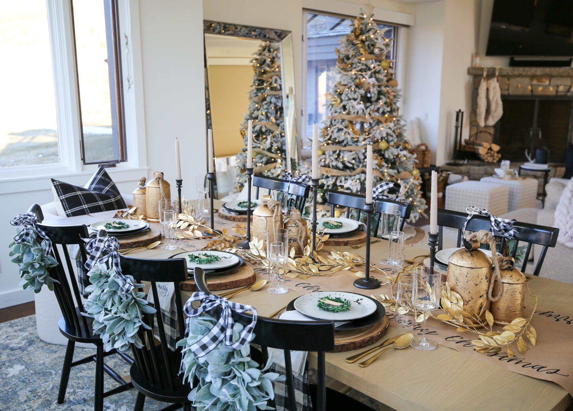 christmas tablescape