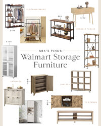 SBK's Finds Walmart Storage Furniture