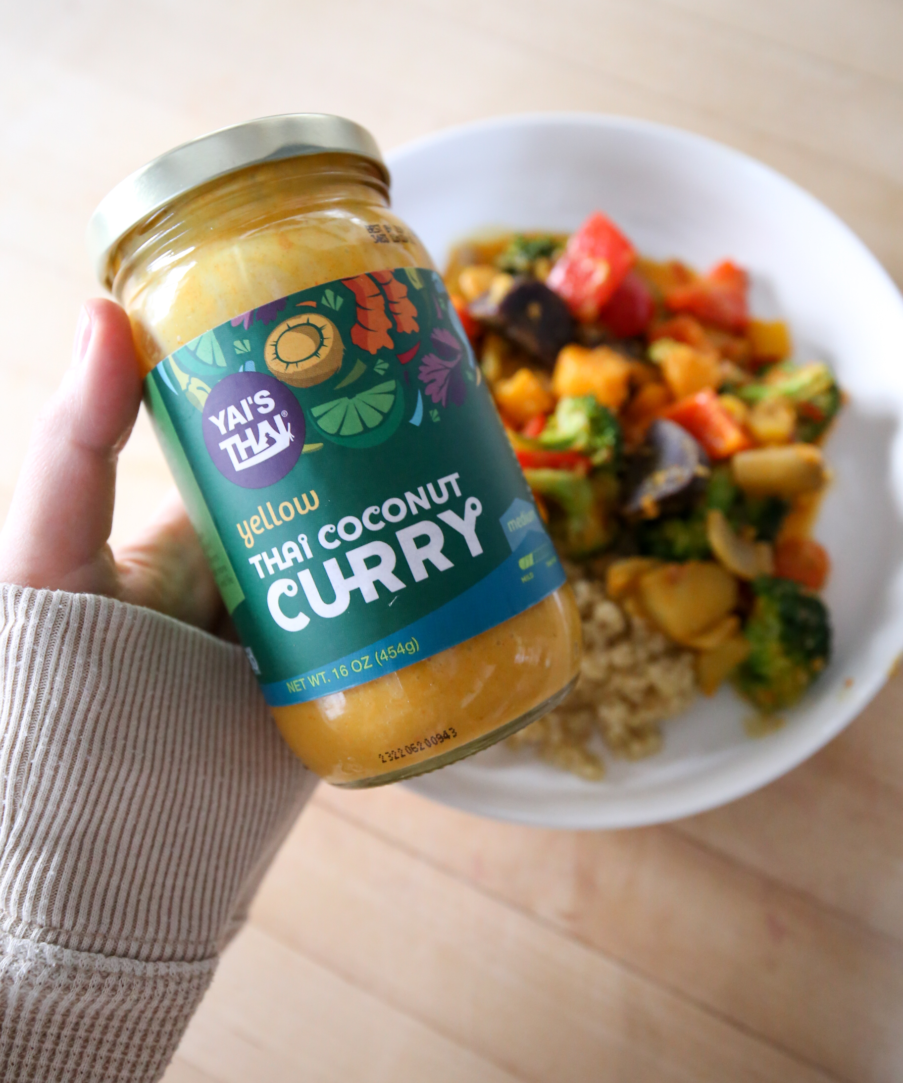 vegetable curry bowl