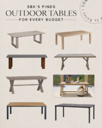 Outdoor Tables for Every Budget