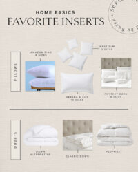 Favorite Pillow Inserts