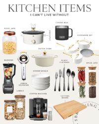 Kitchen Items I Can's Live Without