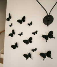 halloween bats and butterflies