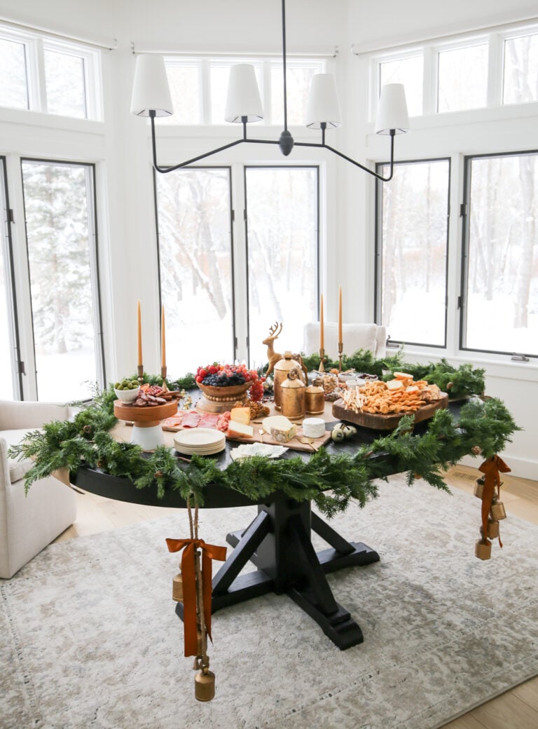 christmas holiday grazing table