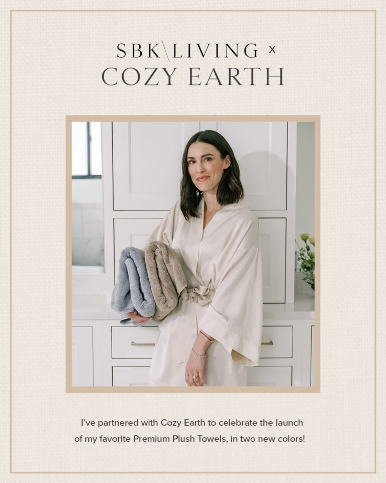 sbkliving x cozy earth towels