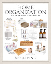 Amazon Bathroom Organization