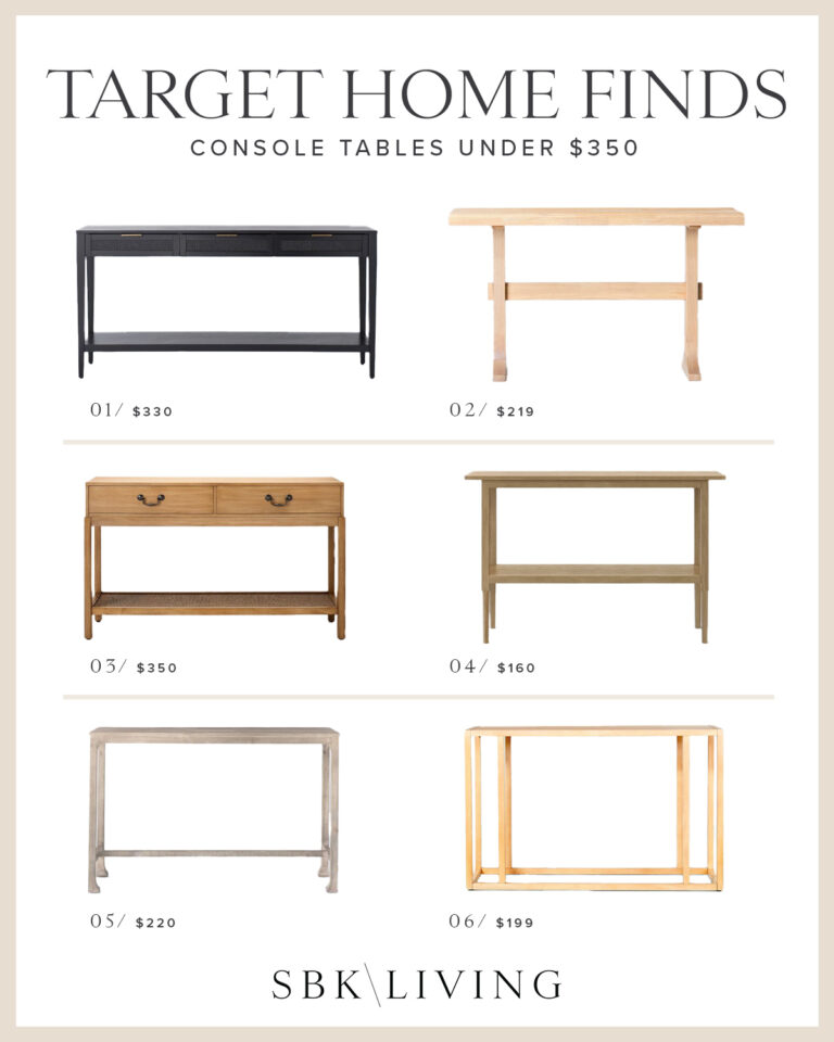 Target Console Tables Under $350