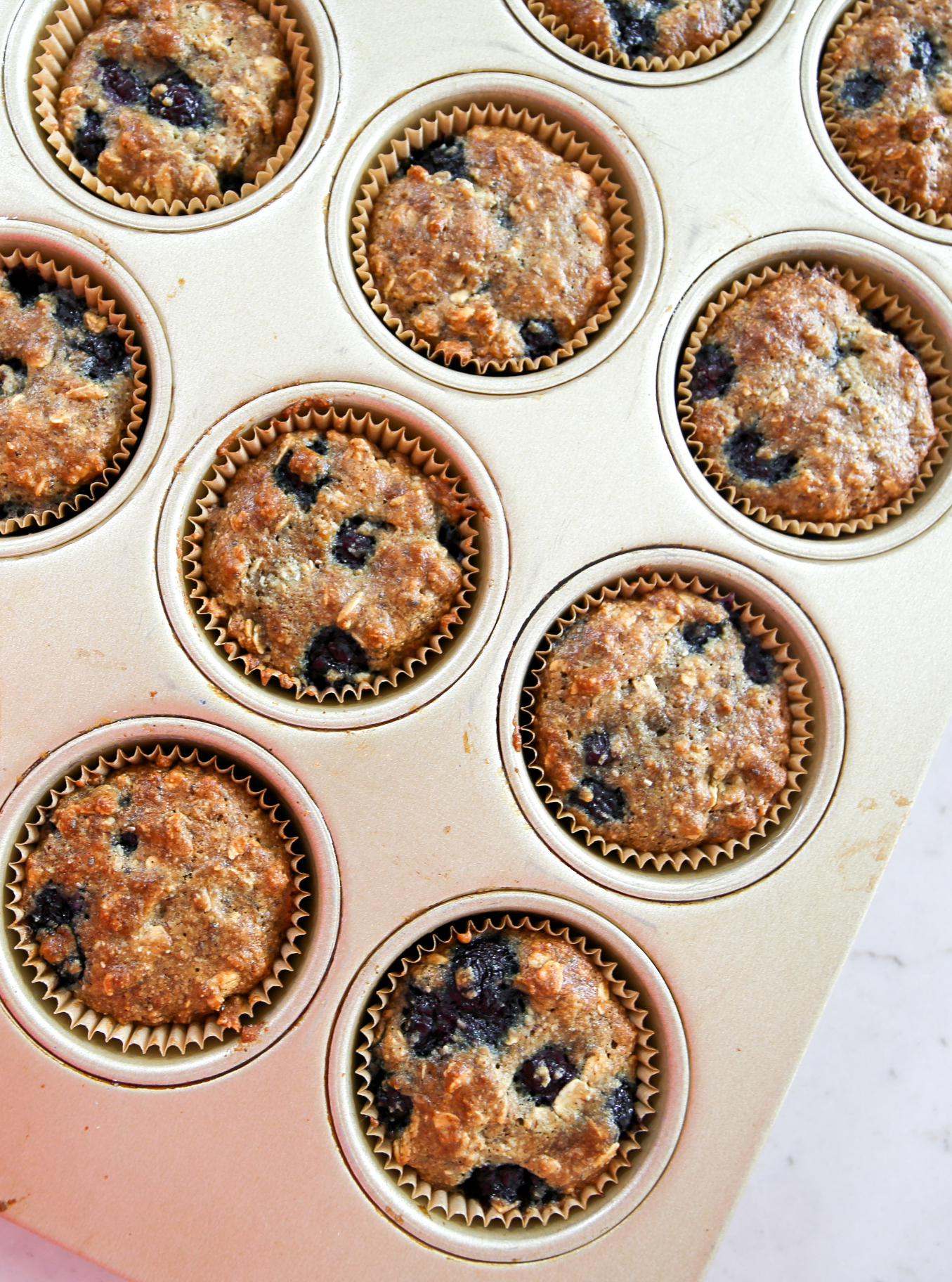 blueberry oatmeal muffins