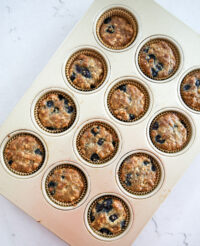 blueberry oatmeal muffins