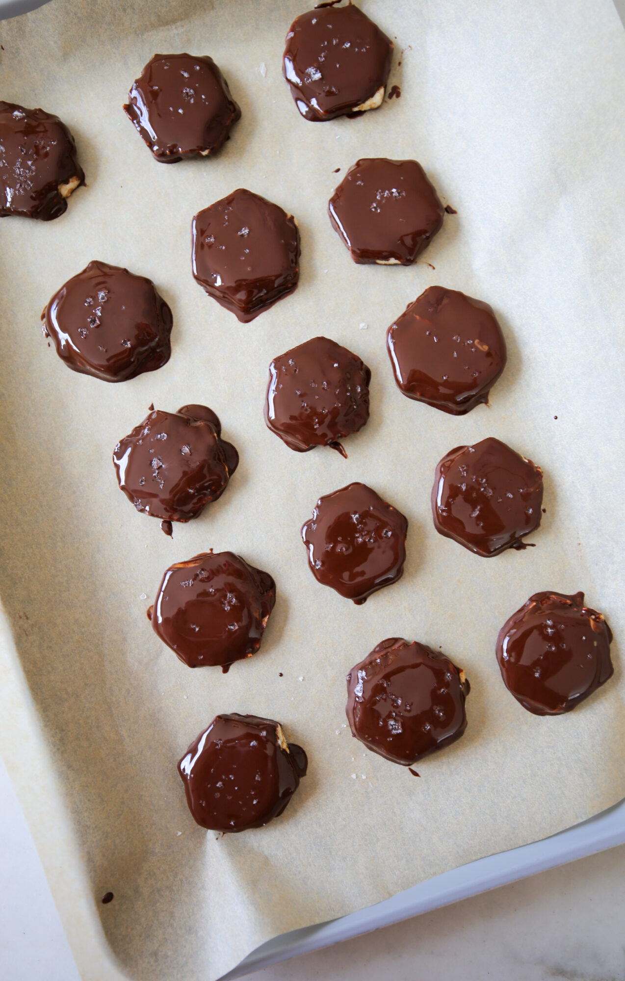 mini PB & chocolate thins