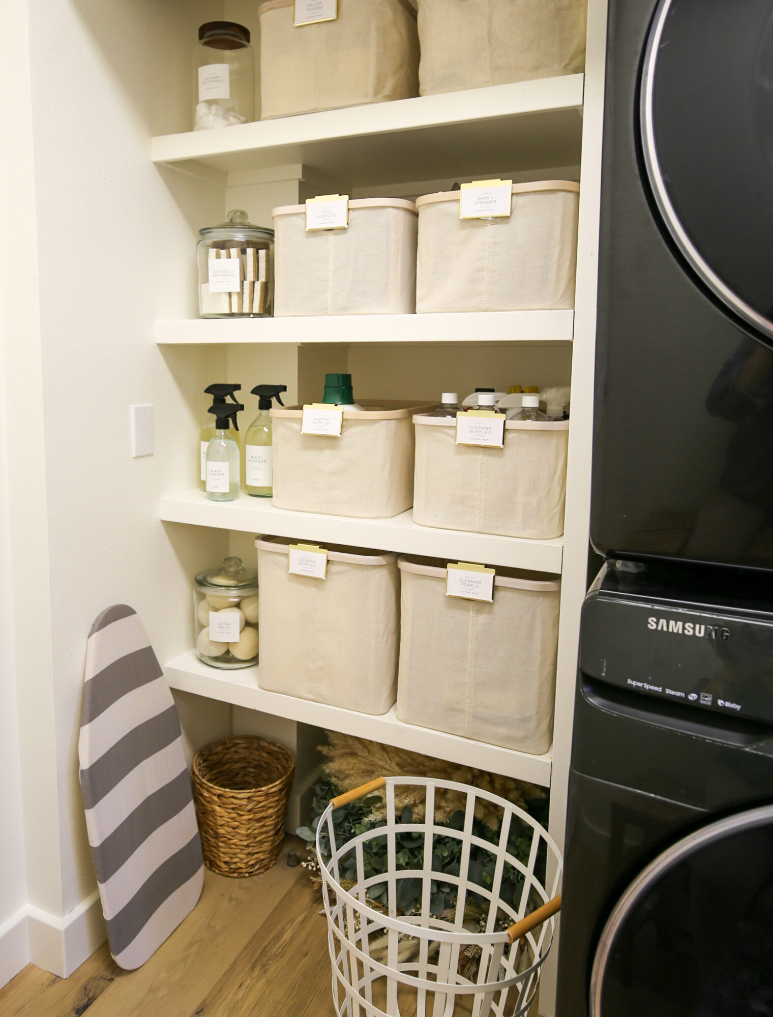 laundry room organization