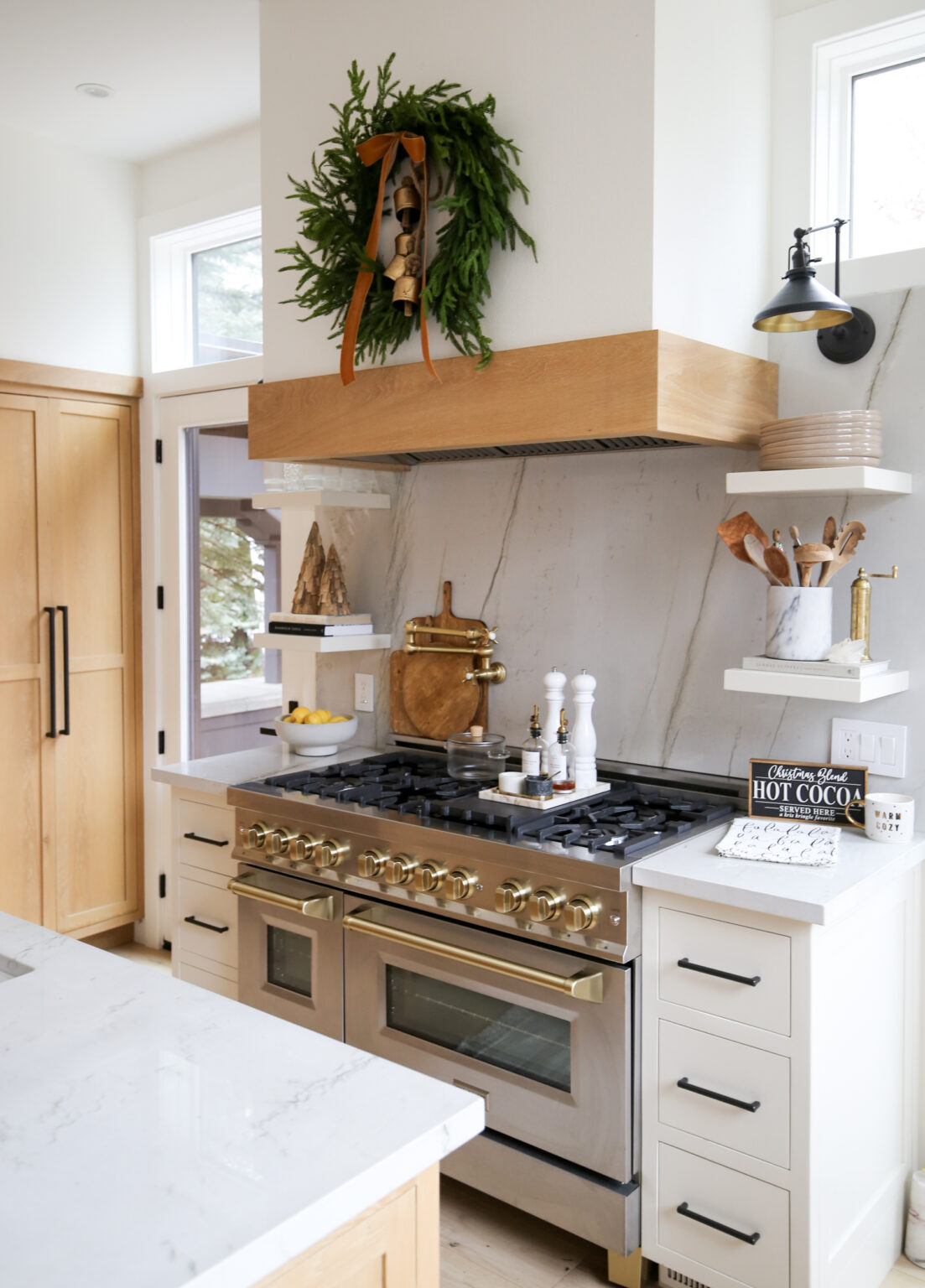 Modern Country Christmas Kitchen Decor - SBK Living