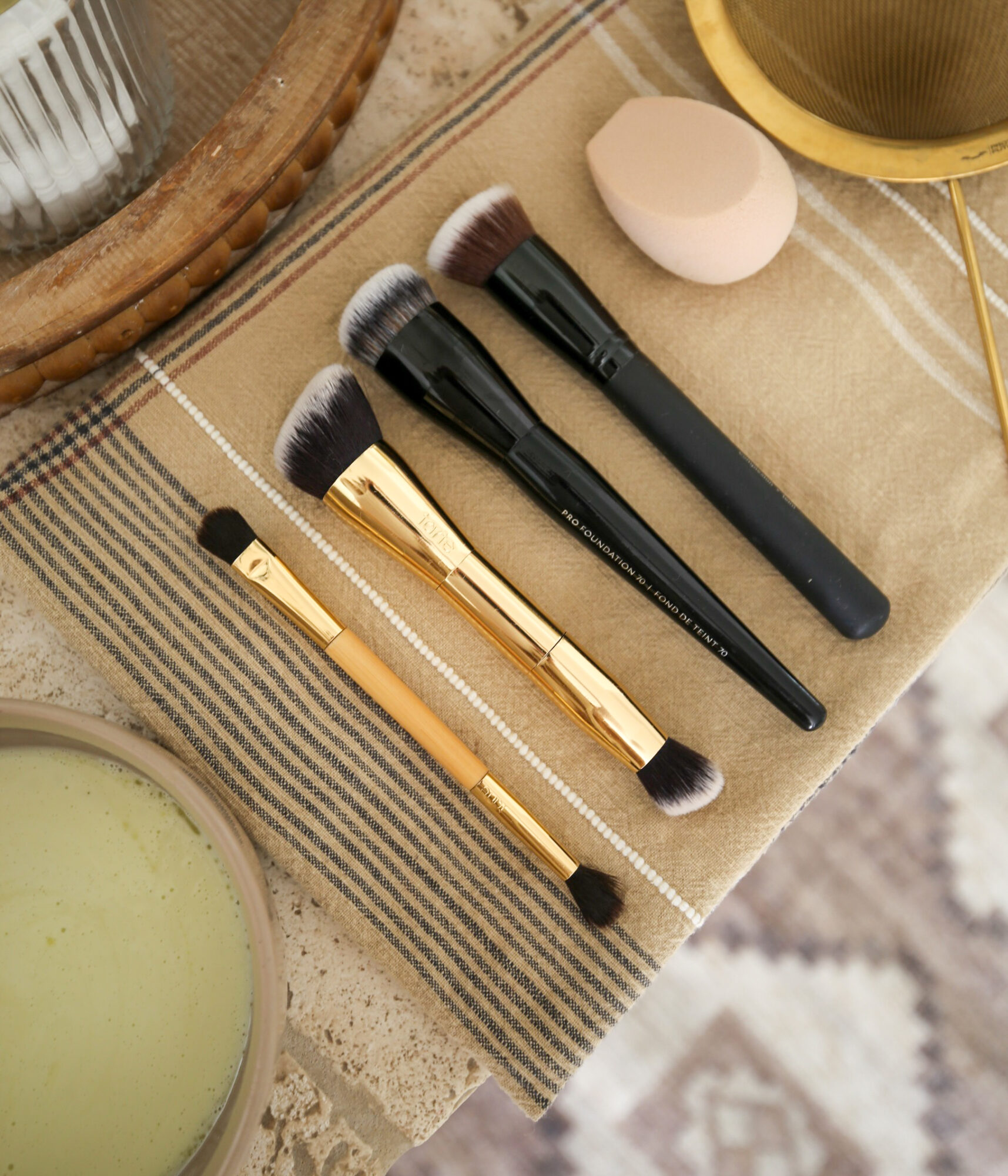 DIY makeup brush and sponge cleaner