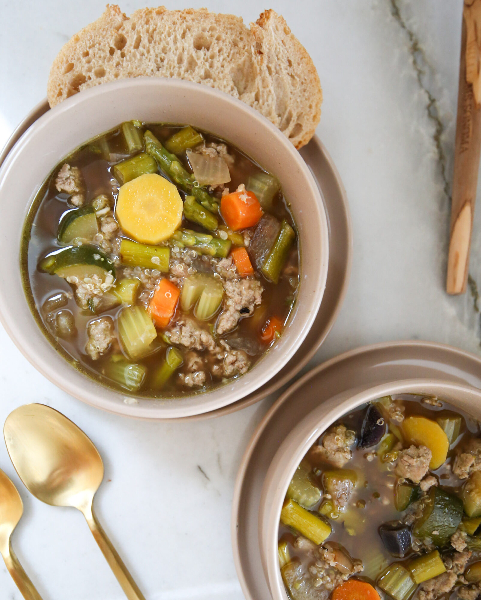 Turkey & Vegetable Ginger Soup - SBK Living