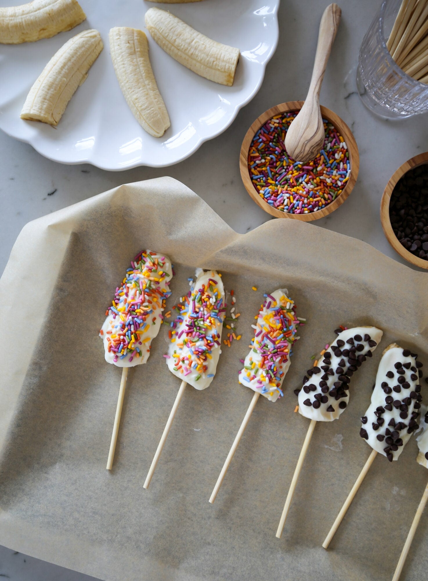 Frozen Banana Yogurt Pops - SBK Living