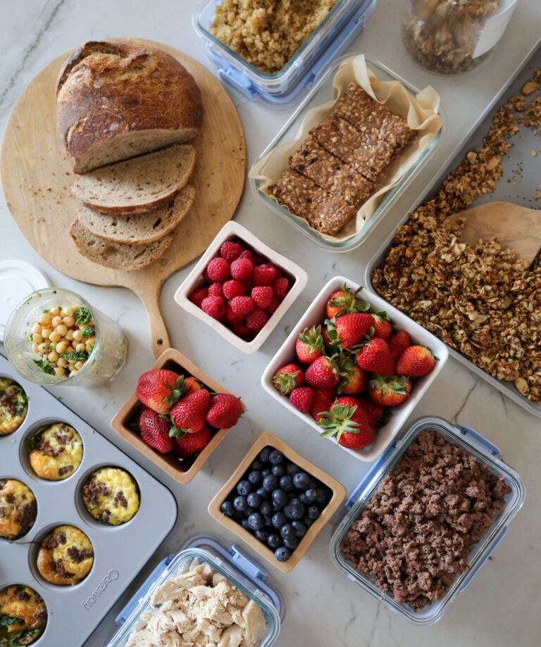 weekly food prep details