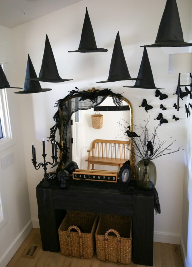 vintage style halloween entry