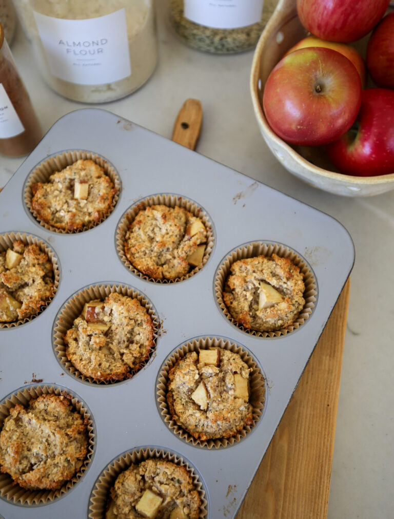 fall apple cinnamon muffins gluten free