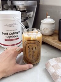 iced collagen latte
