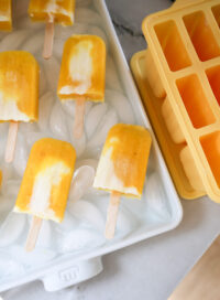 Orange Creamsicle Popsicles