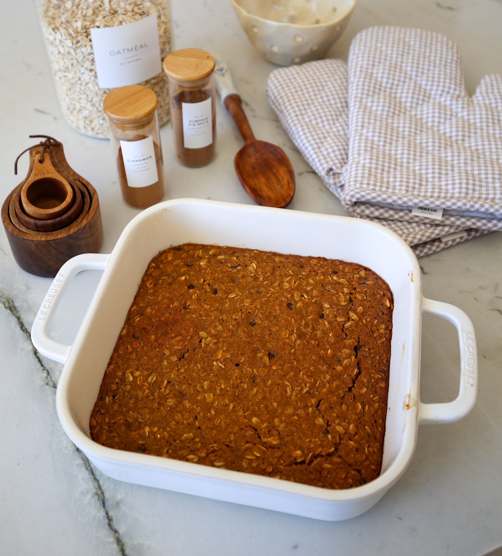 gf pumpkin oatmeal bars