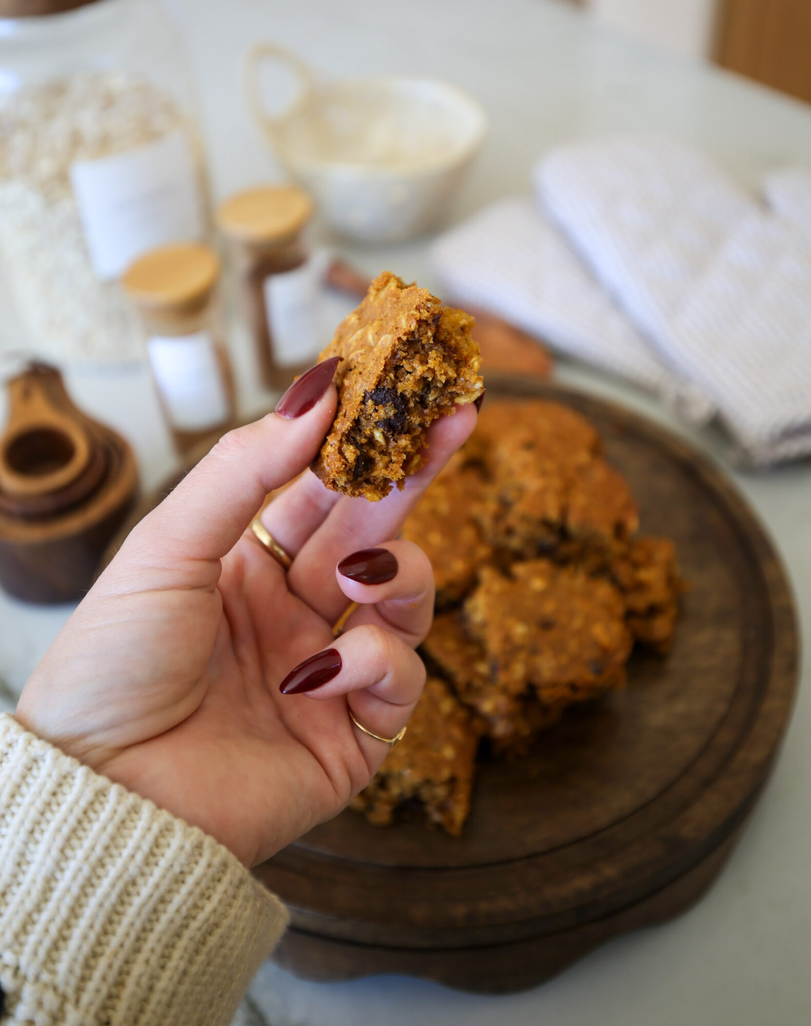 gf pumpkin oatmeal bars