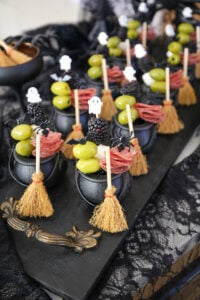Mini Cauldron Charcuterie Cups