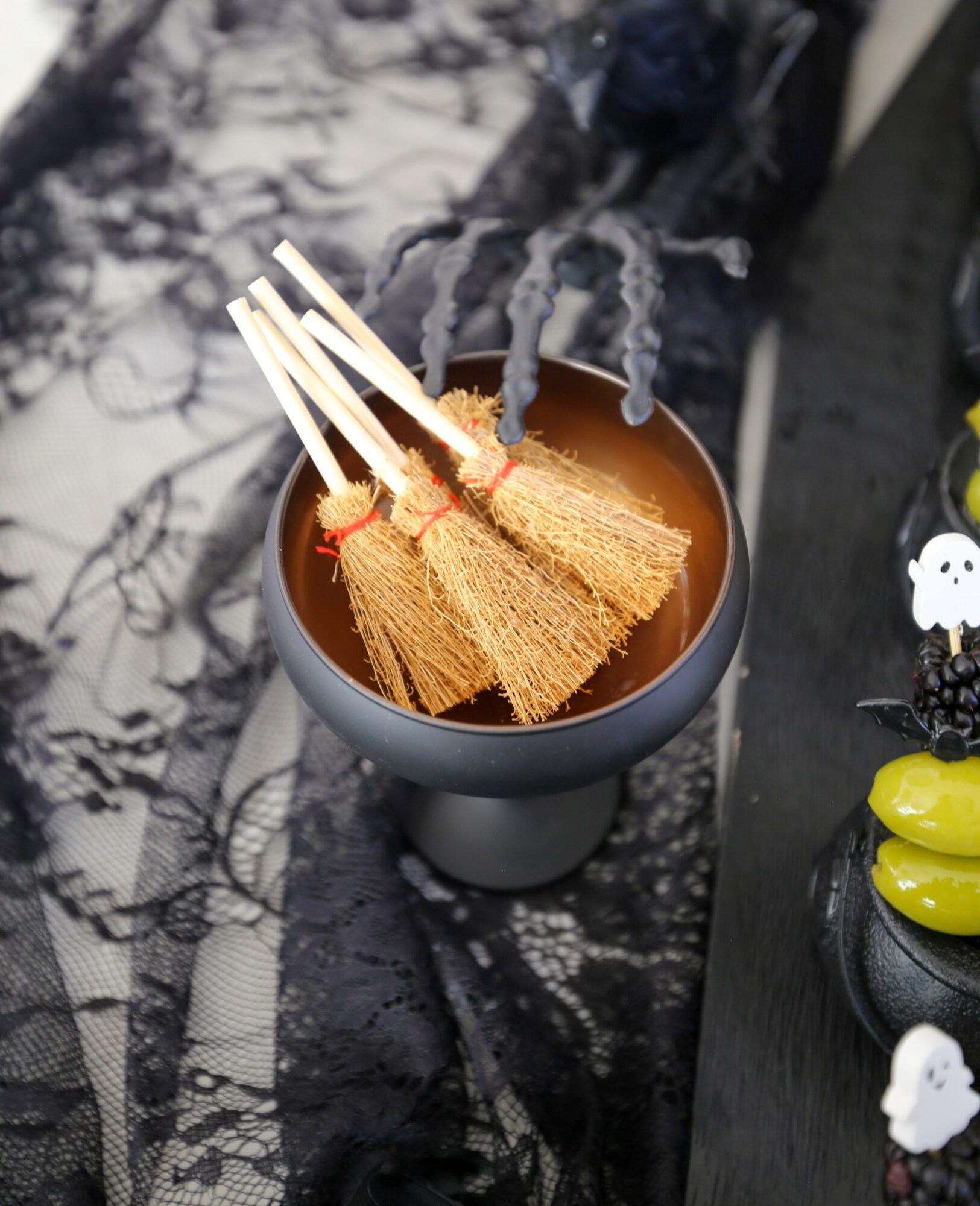 Mini Cauldron Charcuterie Cups