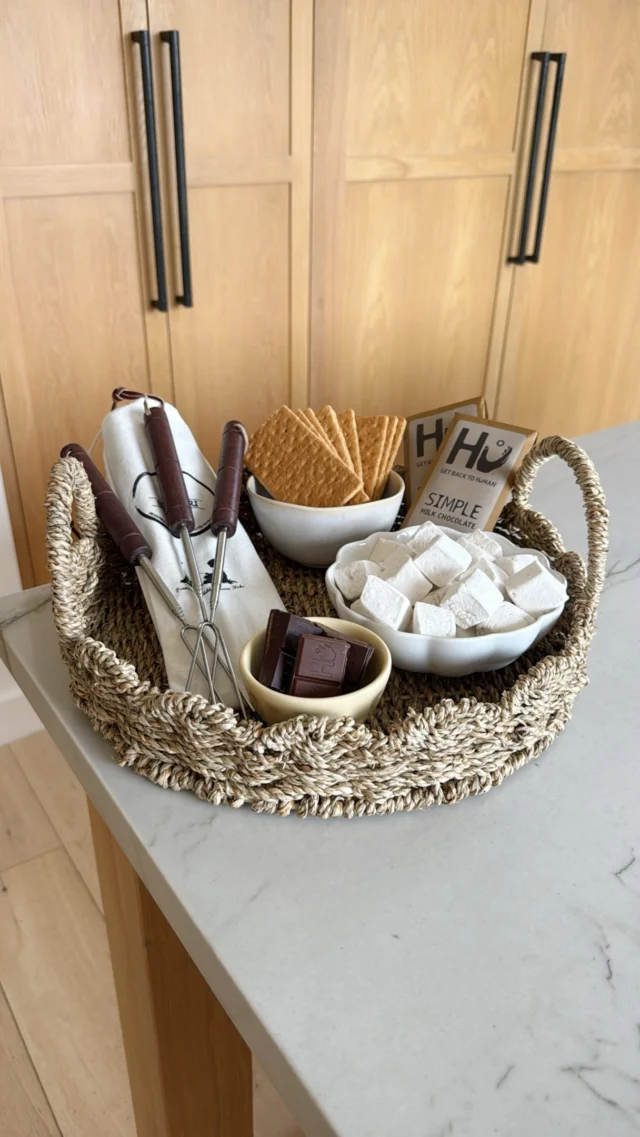 🍫🔥 Summer nights just got sweeter with our go-to S’mores Basket! The boys light up every time we pull this out—sticky fingers, gooey marshmallows, and all the giggles☺️ I’m using Hammond’s marshmallows and Hu Simple Chocolate for cleaner swaps, and I’m going to attempt to make my own marshmallows this summer too!!🤍 The cuuute scalloped basket is from Target and keeps everything together for spontaneous fire pit fun🧺 I found a set of adjustable metal skewers from Amazon - perfect for s’mores👏🏻 Shop on my LTK!

What’s your favorite way to enjoy s’mores? Drop a comment!

#SmoreBasket #LowToxLiving #FamilyTraditions