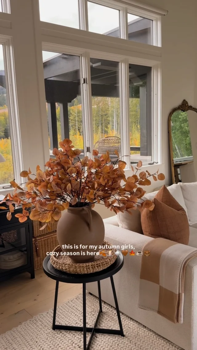 This is for my autumn girls, cozy season is here🍂🕯️🐻🍁🫖☕️ Who’s with me?! Changing leaves, crisp air, simmer pots, pumpkin baking, chunky sweaters, layered bedding, knit throws and alllllll the coziness🫶🏻 

Comment “FALL” and I’ll send you the details to my favorite seasonal goodies from this vid🤎

Happy Autumn!!🍂

#cozyfall #fallhomedecor #autumnishere #fallishere