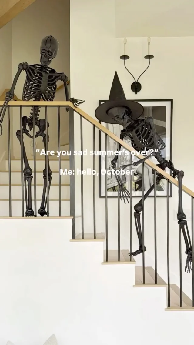 Hello, October👻💀🐈‍⬛🧙🏻‍♀️🪄🦇🕷️🕸️ Who’s with me?! Let the Halloween decorating, treats, costumes and fun begin!

Comment “Halloween” and I’ll send you all my favorite goodies from over the years🖤🖤 

#hellooctober #halloweendecorations #halloweencostumeideas #halloweenhome